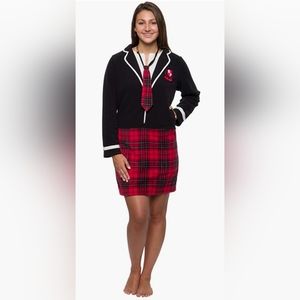 School Girl Adult Cosplay Costume Onesie medium